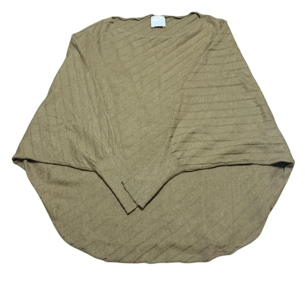 Kerisma | Lightweight Batwing Crewneck Sweater in Olive | Sz S/M